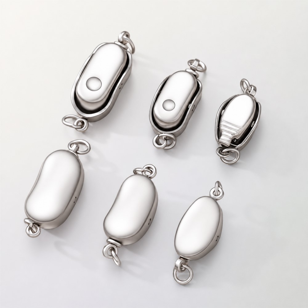 Pearl Trim Chain - 2/5 Peças Fecho em Aço Inoxidável