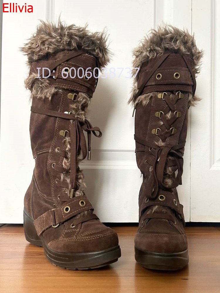 Botas de cano alto com bico ar - Elastic Lace Trim avaliação e preço