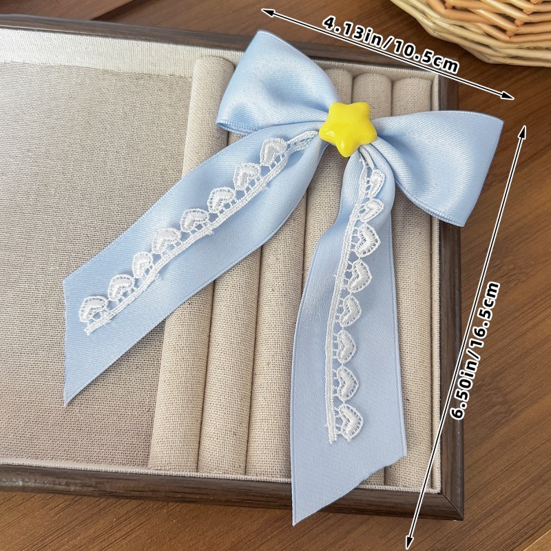 Presilha de Cabelo Fofa Azul c - Tassel Fringe Trim avaliação e preço