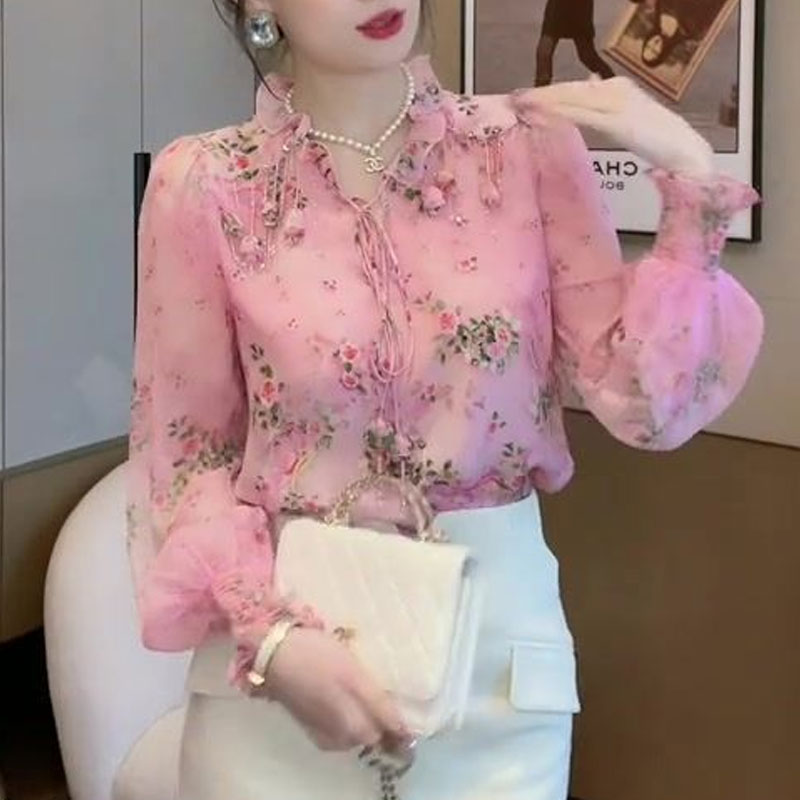 Coreano flores quebradas impre - Tassel Fringe Trim avaliação e preço