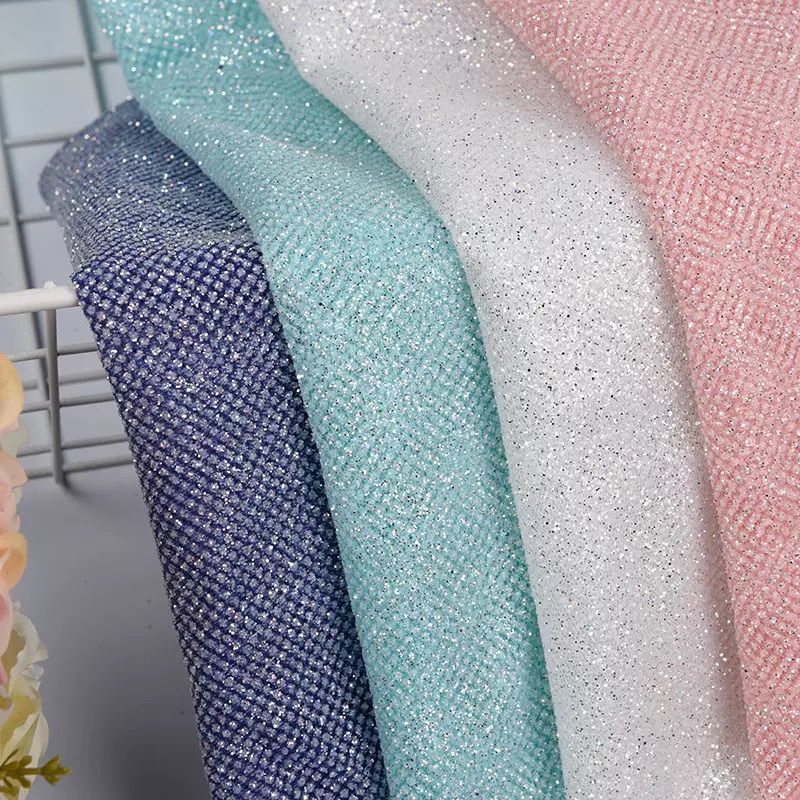 Tecido de Malha com Lantejoula - Crystal Mesh Fabric avaliação e preço