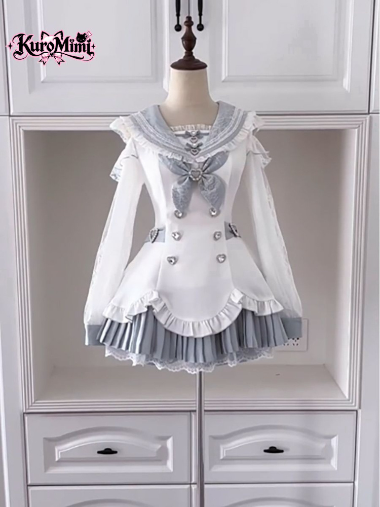 Vestido Lolita Gótico Japonês  - Elastic Lace Trim avaliação e preço