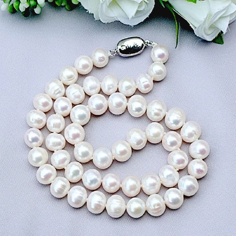 8-9mm pérola de água doce natu - Pearl Trim Chain avaliação e preço