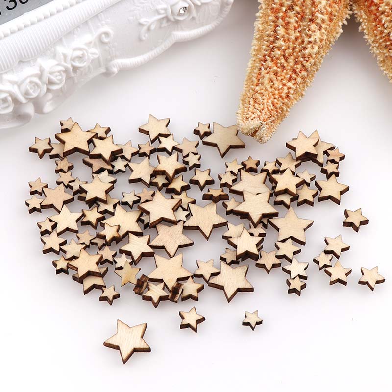 100 pçs tamanho diy pentagrama - Embellishments For Scrapbooking avaliação e preço