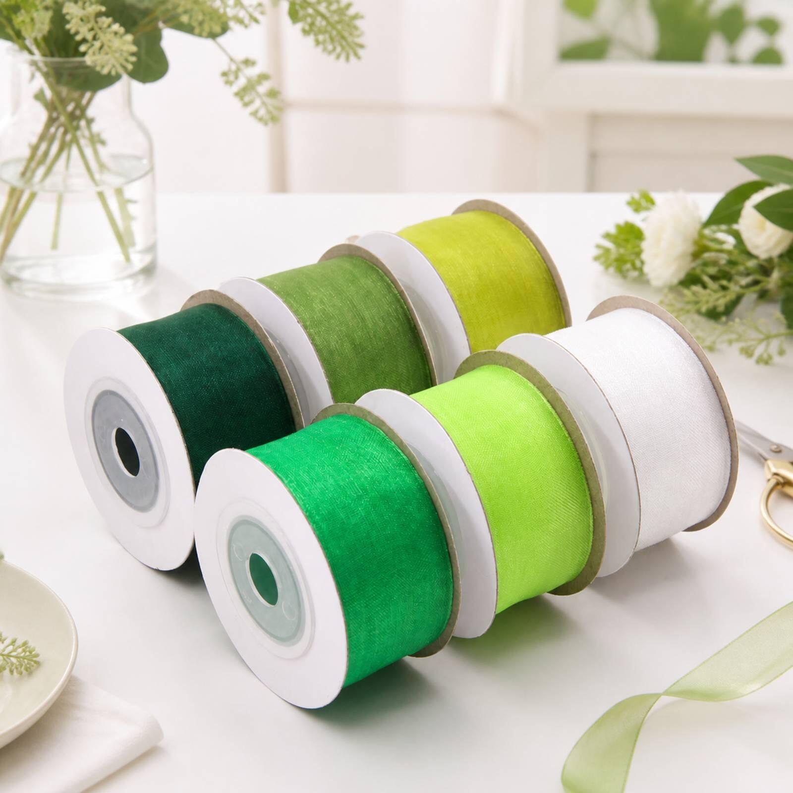 Carretel de fita decorativa tr - Organza Ribbon Spool avaliação e preço