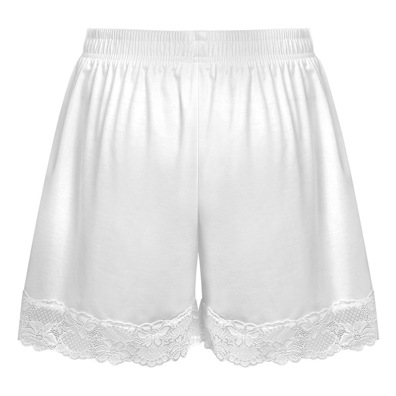 Calças de dormir femininas com - Elastic Lace Trim avaliação e preço